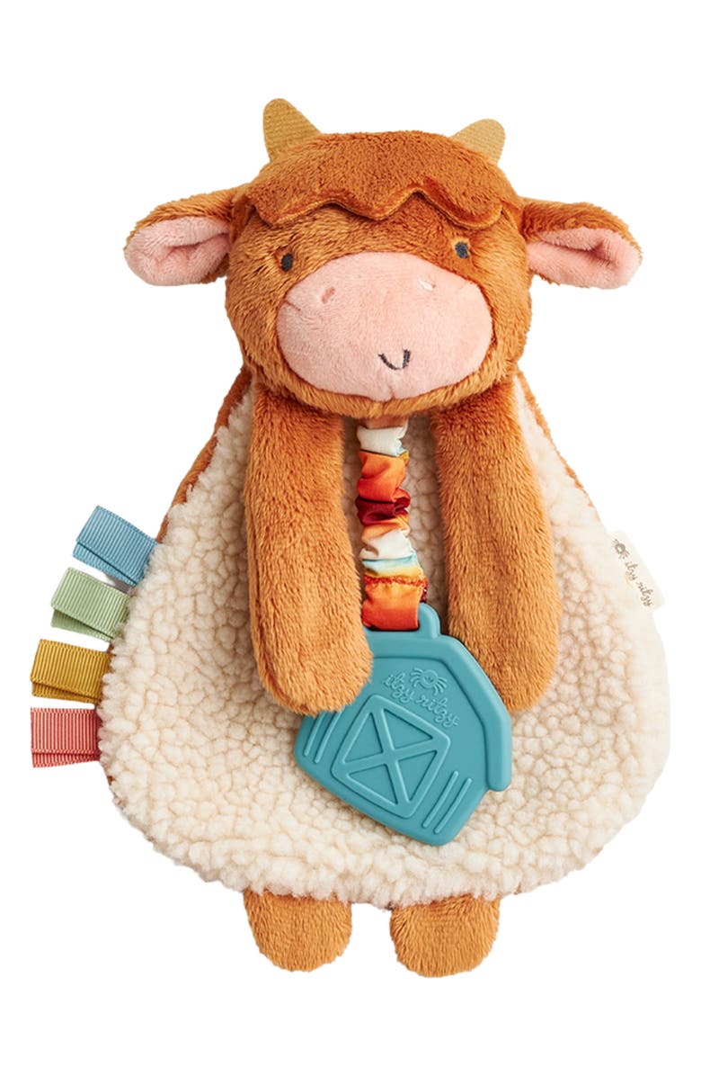 Itzy Ritzy Lovey Highland Cow, Main, color, Brown Multi