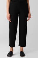 Eileen Fisher Ankle Straight Leg Stretch Pants