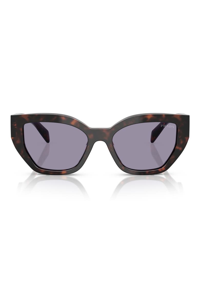 55mm Butterfly Sunglasses, Main, color, GREY GREEN