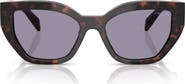 Prada 55mm Butterfly Sunglasses