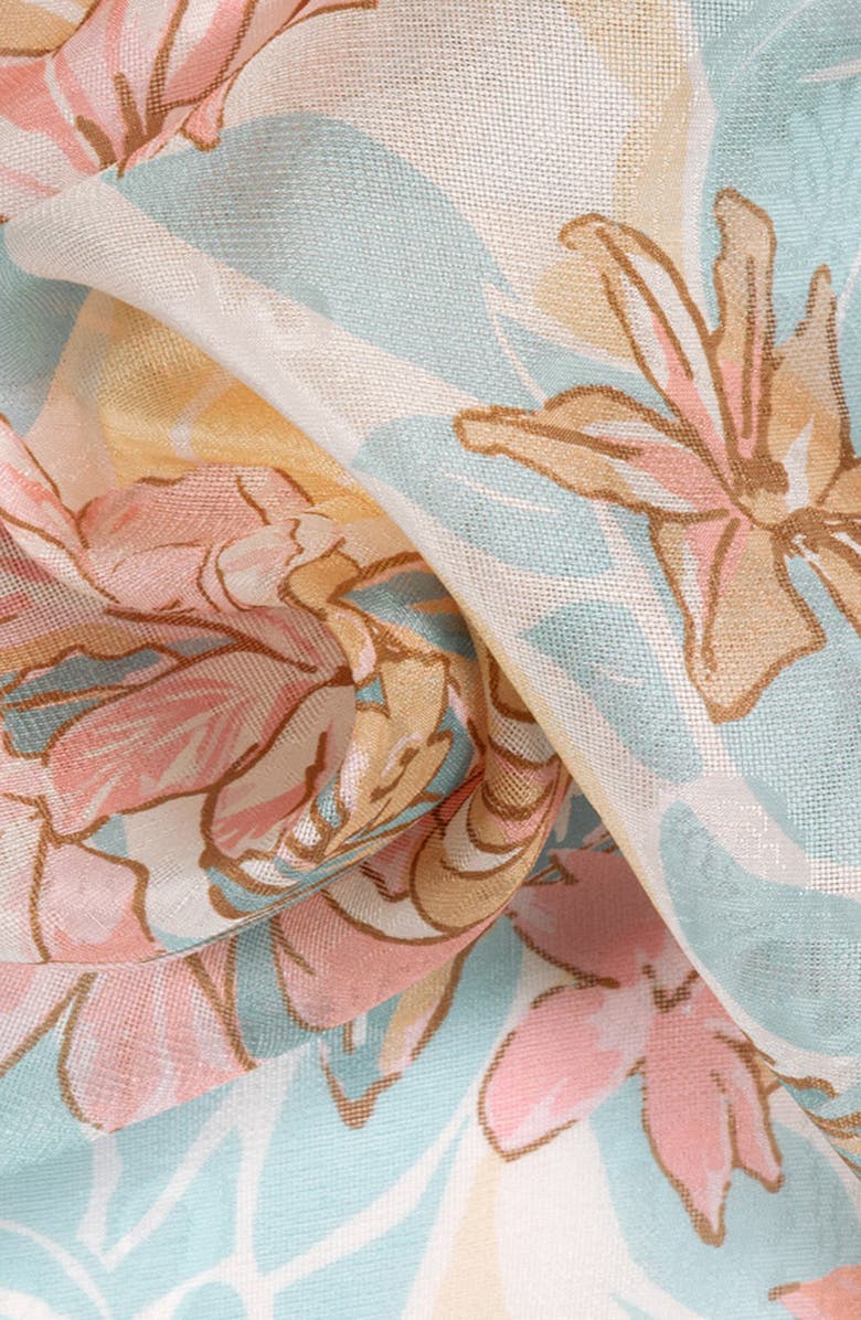 Polo Ralph Lauren Floral Silk Square Scarf, Alternate, color, 