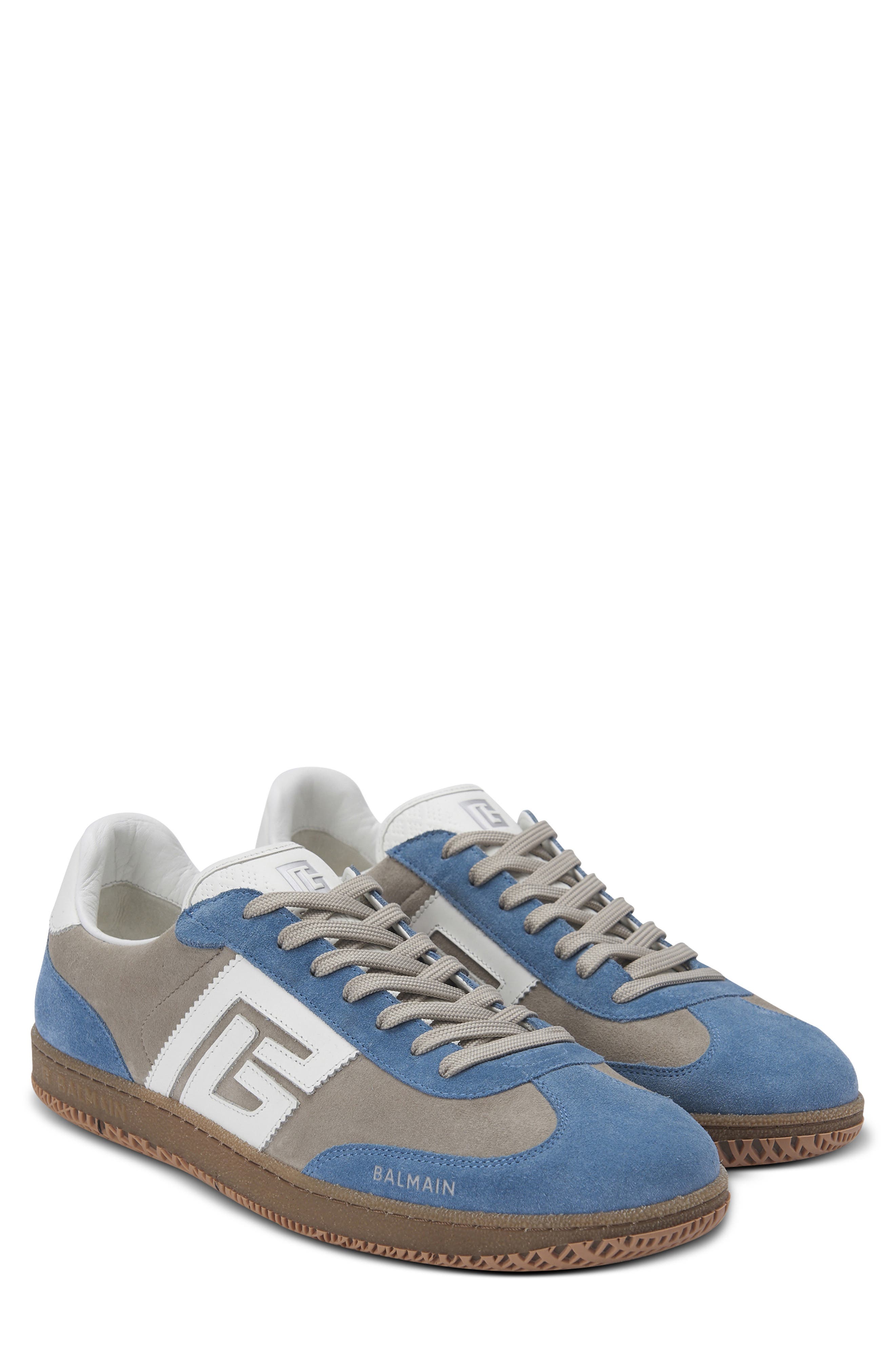 Balmain Swan Low Top Sneaker, Main, color, 