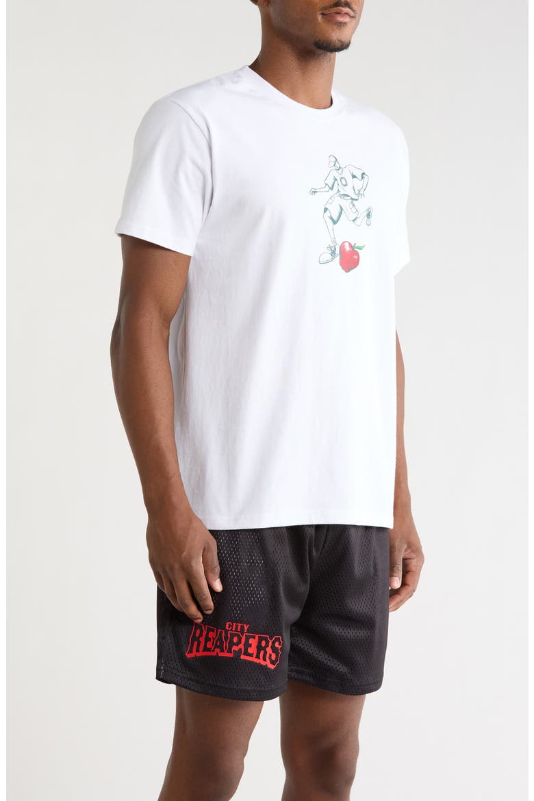 New York Market Graphic Tee, Alternate, color, WHITE