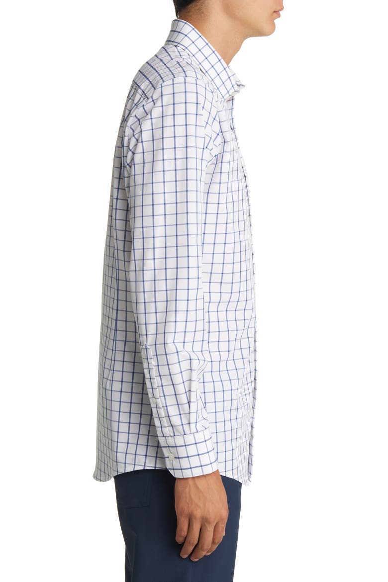 Leeward No-Tuck Button-Up Shirt, Alternate, color, WHITE