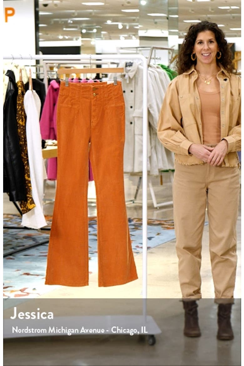 We the Free Jayde Flare Leg Corduroy Pants video
