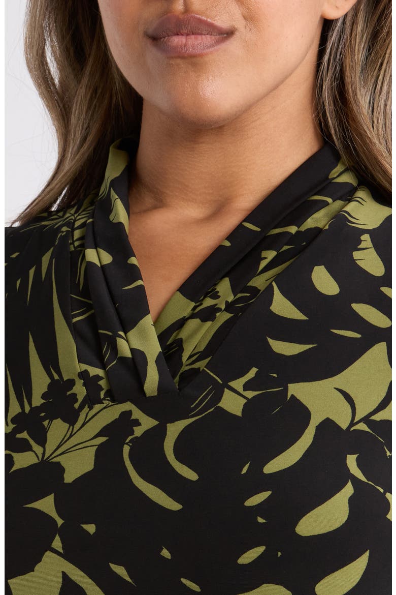 Floral Print Sleeveless Top, Alternate, color, BAY LEAF MULTI