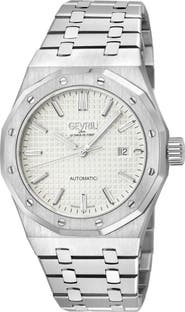 GEVRIL Gotham Automatic Bracelet Watch, 41mm