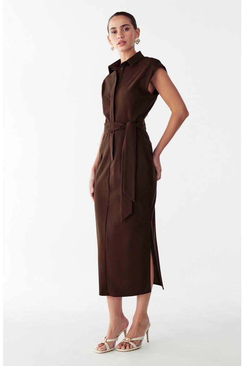 Laurence Dress, Alternate, color, Chocolate
