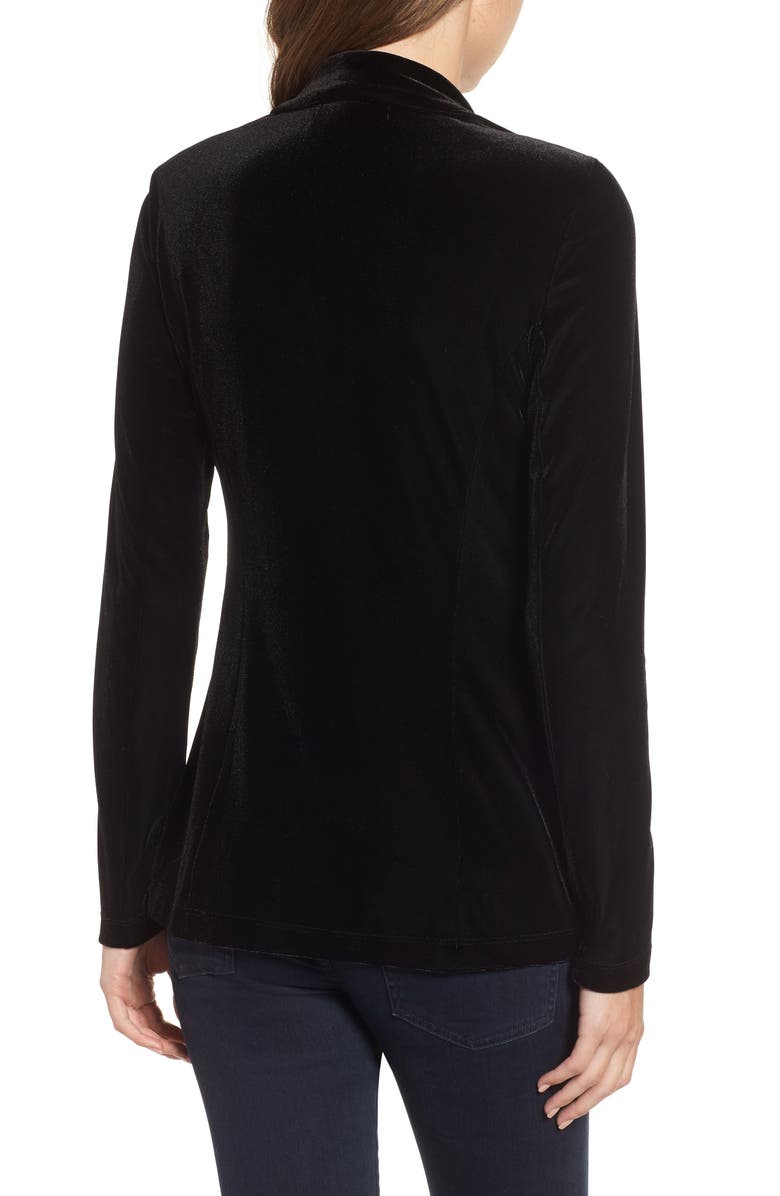 Bailey 44 Blackjack Velvet Blazer, Alternate, color,
