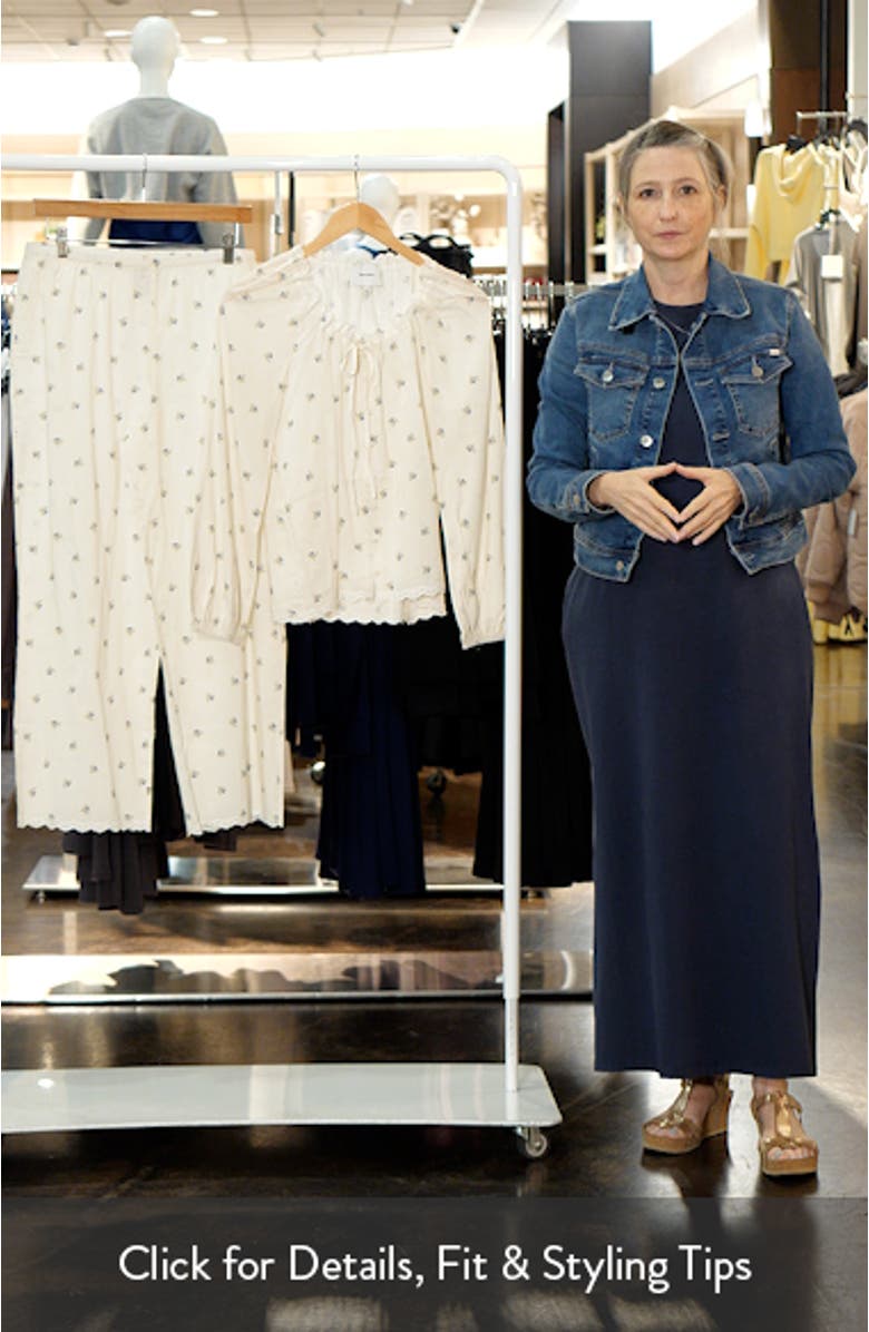 Paloma Floral Print Pajamas, sales video thumbnail