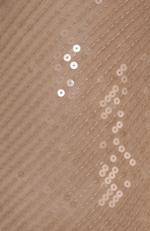 Petal And Pup Petal & Pup Karley Sequin Maxi Slipdress In Sand