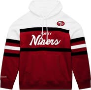 Mitchell & Ness Men's Mitchell & Ness White/Red San Francisco 49ers Big & Tall Head Coach Hoodie