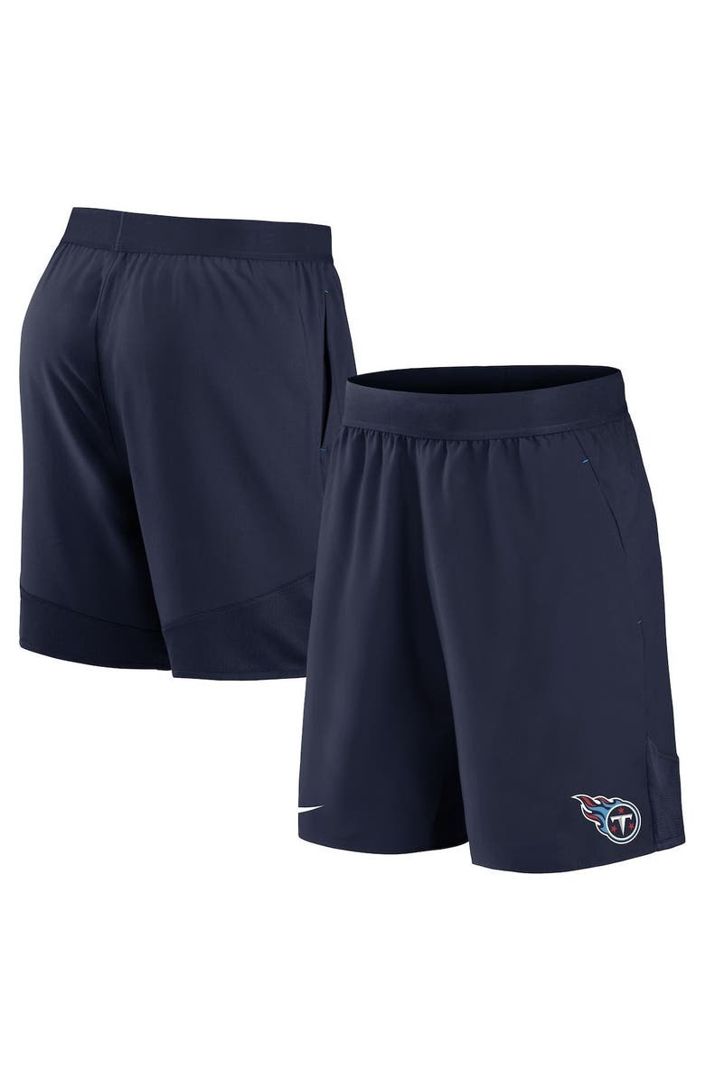 Nike Men's Nike Navy Tennessee Titans Stretch Woven Shorts, Main, color, 