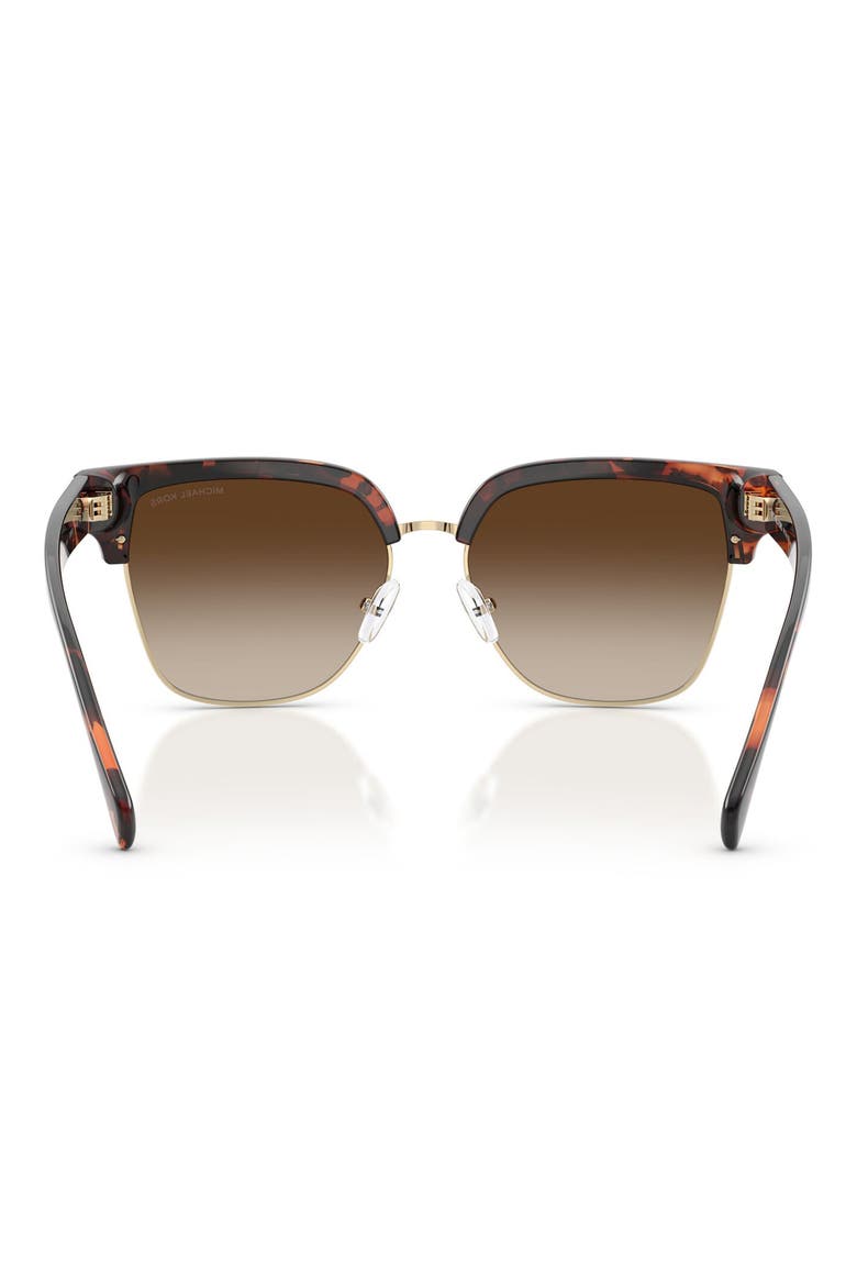 St. Eustatius 56mm Square Sunglasses, Alternate, color, DARK TORTOISE / SMOKE GRADIENT