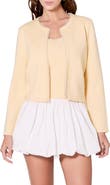 Endless Rose Faux Pearl Trim Cardigan