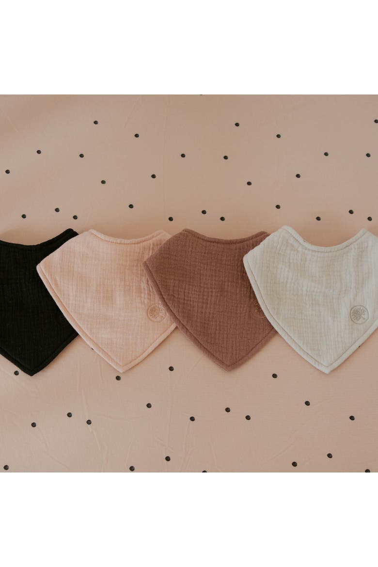 Muslin Bandana Bibs, Alternate, color, Bliss