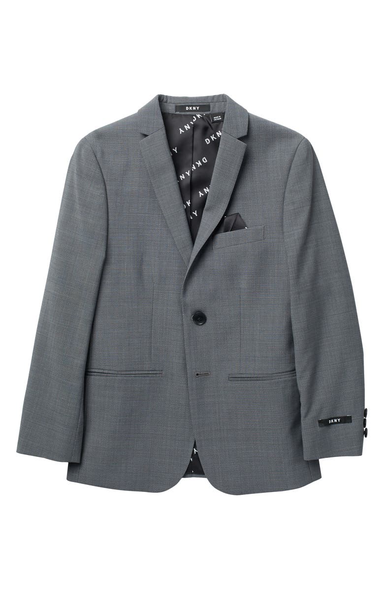 DKNY Neat Wool Poly Jacket, Main, color, 