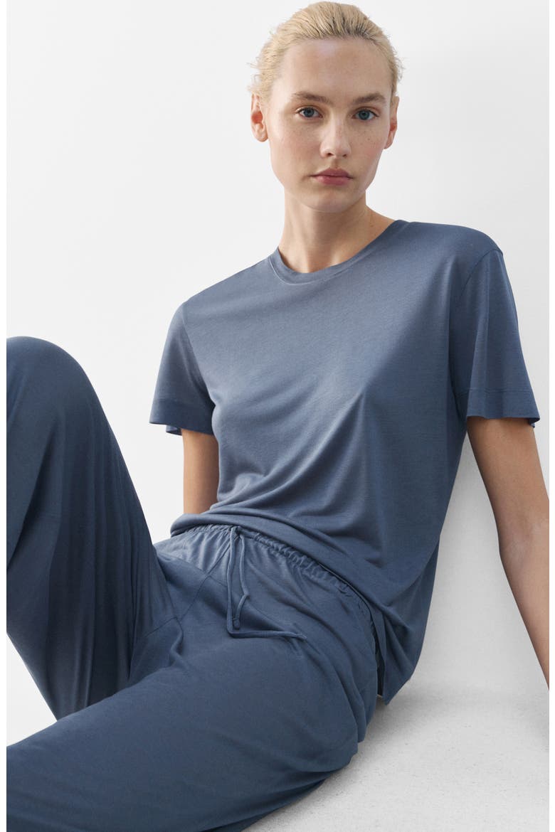 Modal Pajama T-Shirt, Alternate, color, BLUE