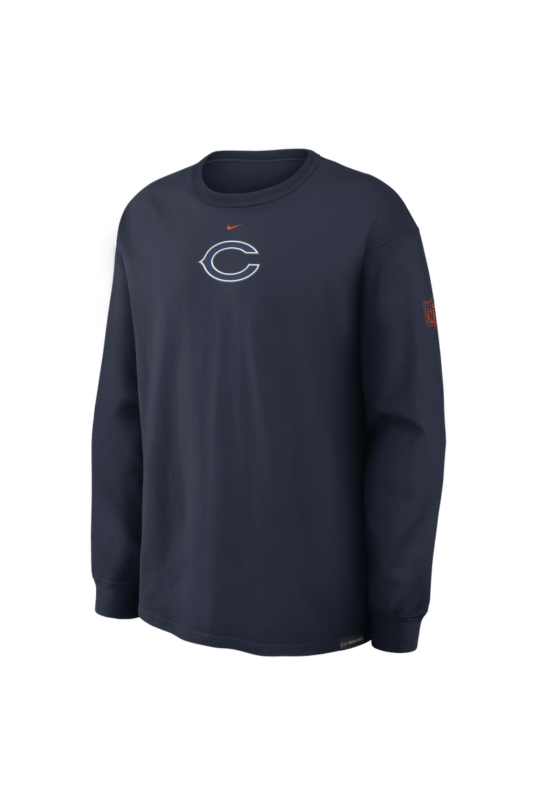 Men's Nike  Navy Chicago Bears 2026 Rivalries Collection Max90 Long Sleeve T-Shirt, Alternate, color, Navy