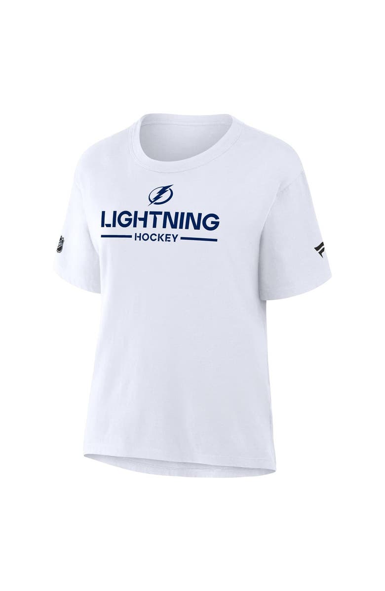 FANATICS Women's Fanatics White Tampa Bay Lightning Authentic Pro Primary T-Shirt, Alternate, color, White