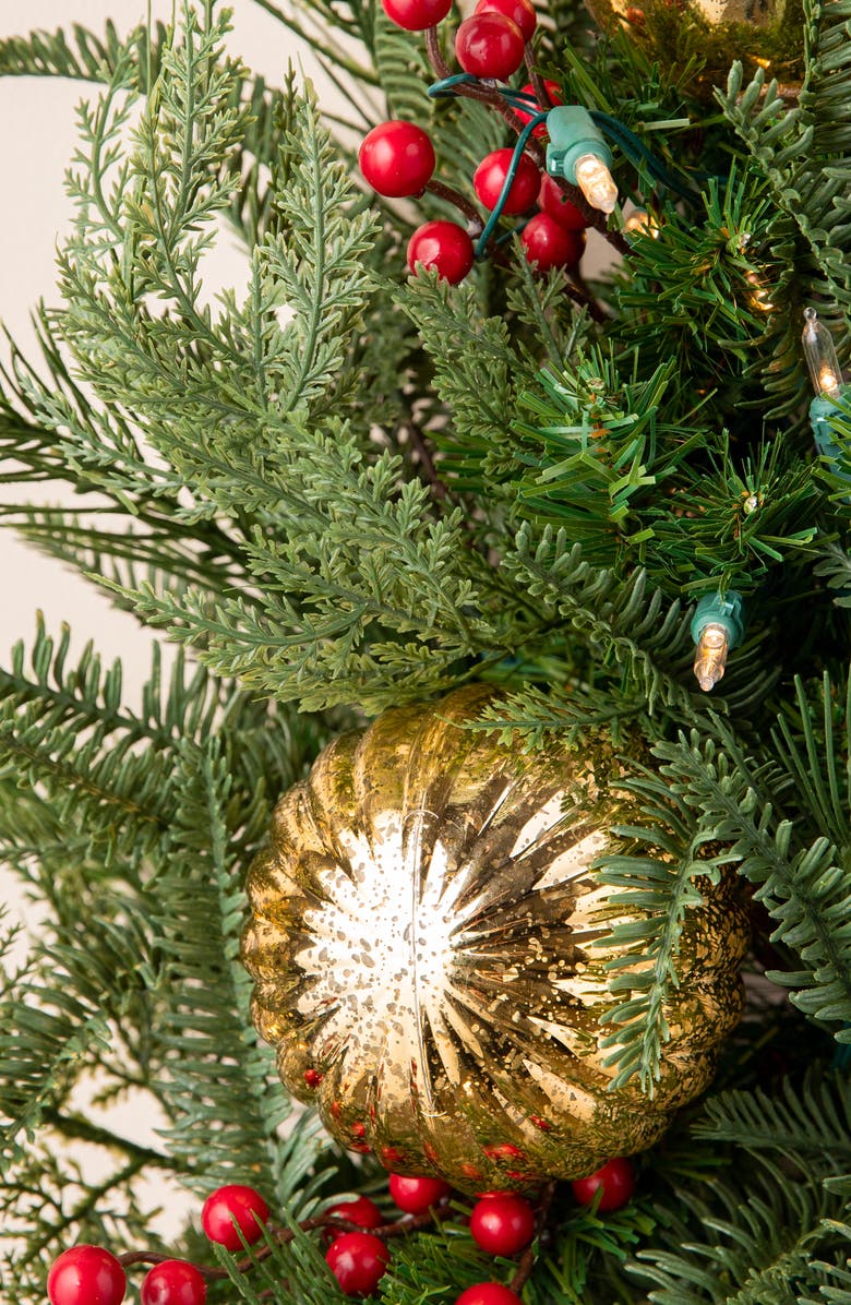 Balsam Hill Pine Peak LED Light Outdoor Garland, Alternate, color,