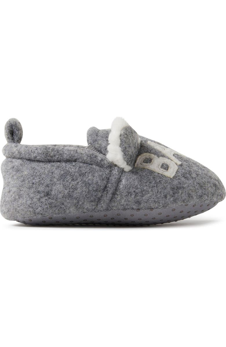DEARFOAMS Baby Bear Plaid Faux Fur Slipper, Alternate, color,