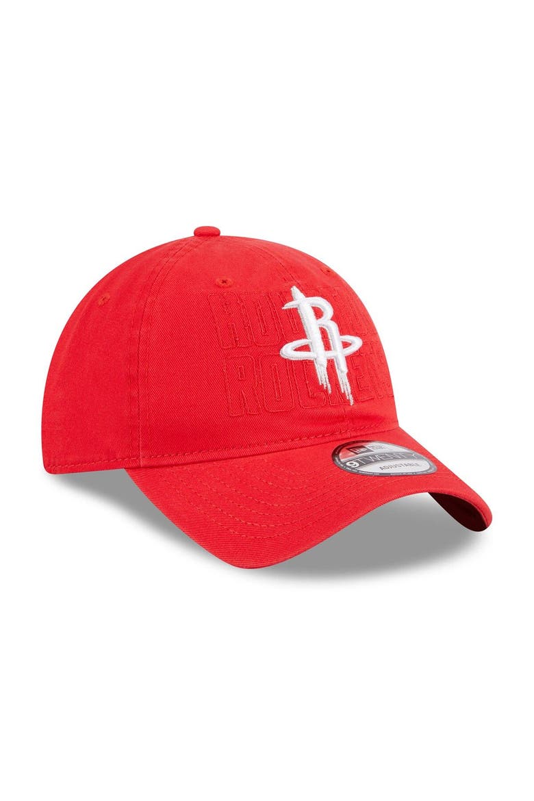 Men's New Era  Red Houston Rockets 2023 NBA Draft 9TWENTY Adjustable Hat, Alternate, color, Red