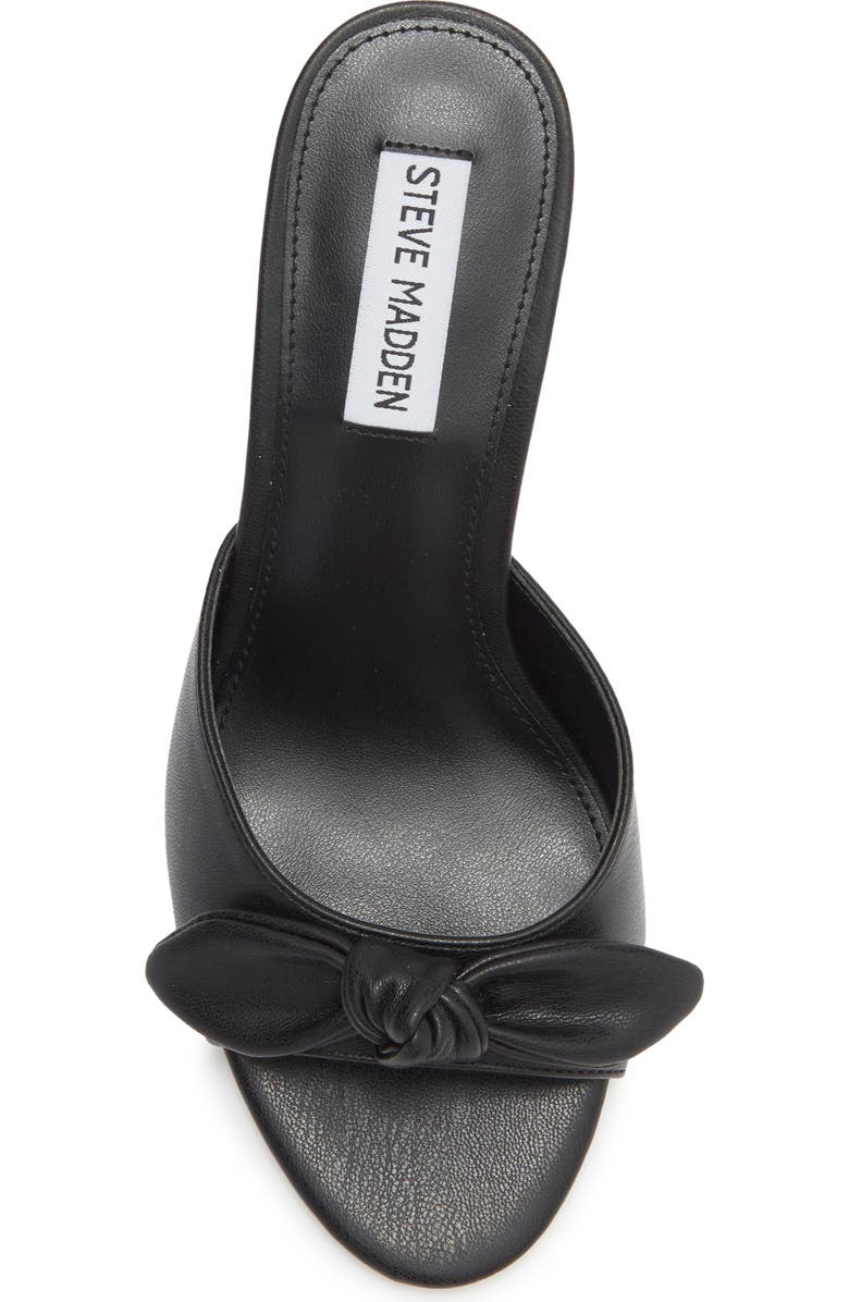 Steve Madden Rozee Knot Sandal, Alternate, color, Black