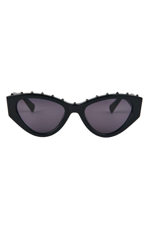53mm Gradient Cat Eye Sunglasses