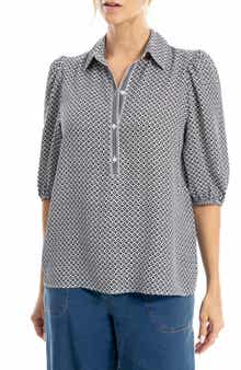 MAX STUDIO Elbow Sleeve Top