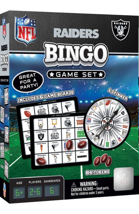 Las Vegas Raiders NFL Bingo Game