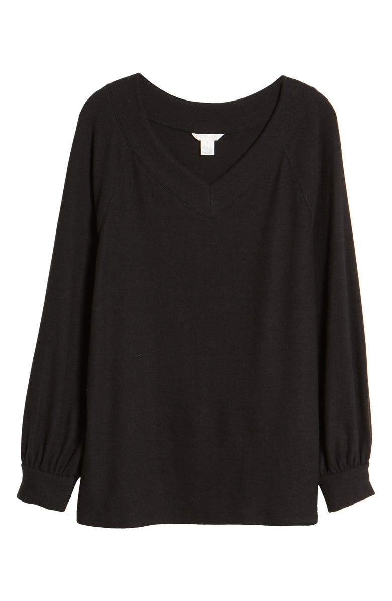 Caslon<sup>®</sup> Long Sleeve Knit Top, Alternate, color, 