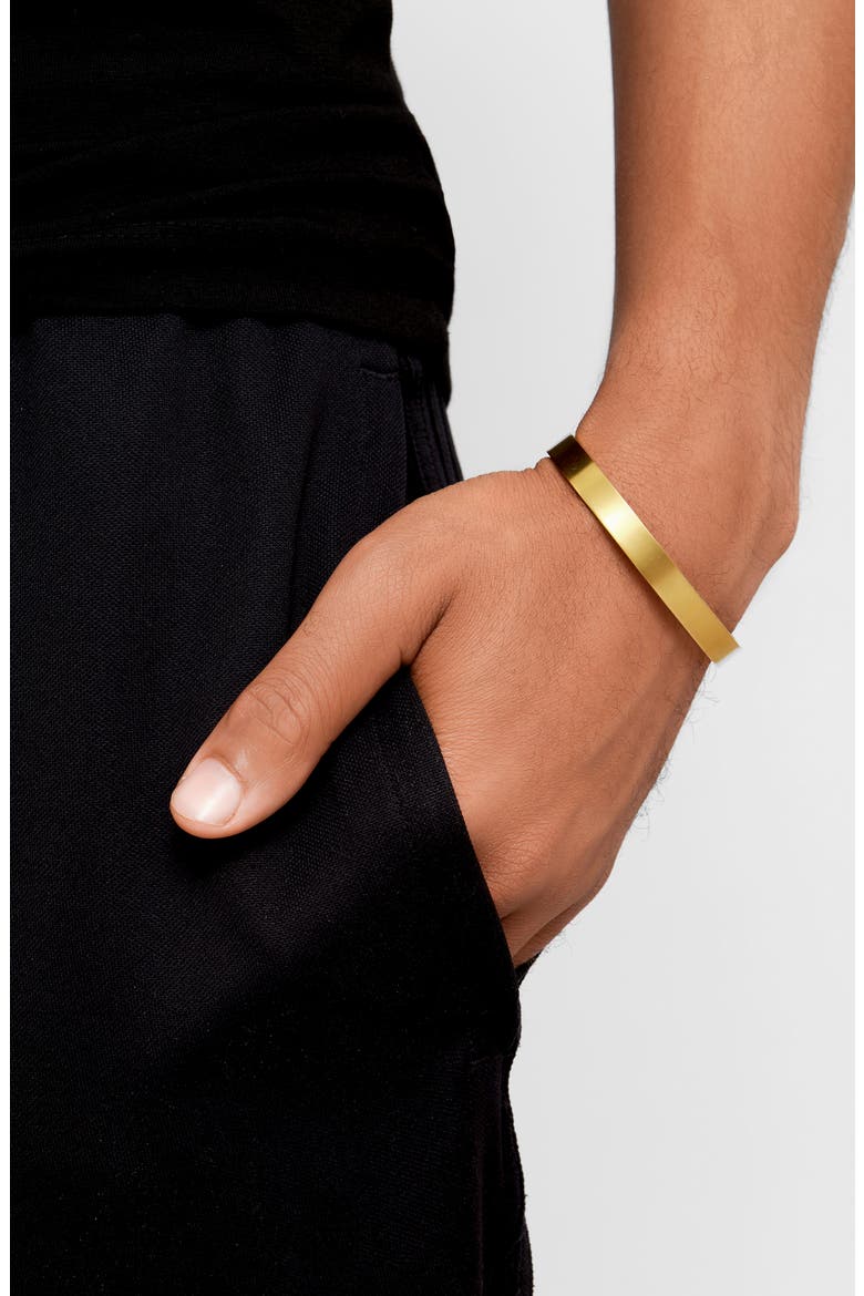 Men's 2-Piece Chain & Cuff Bracelet Set, Alternate, color, GOLD