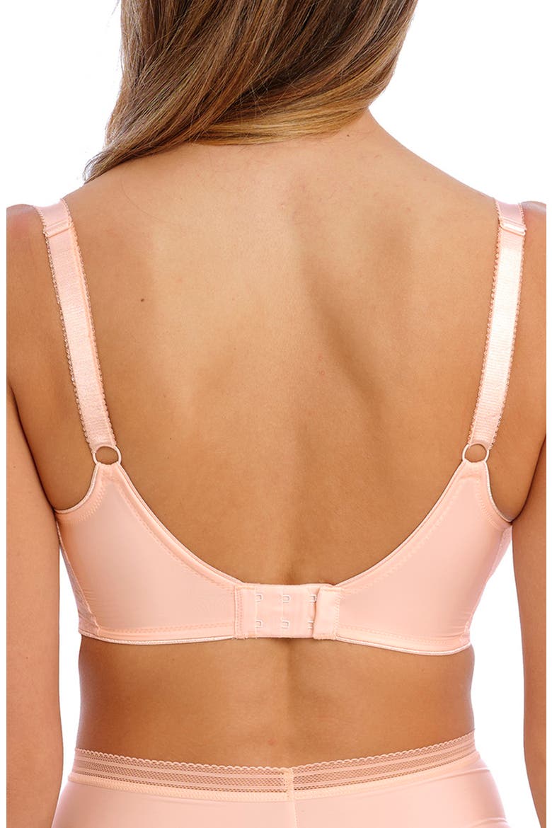 Fusion Underwire Lace Side Support Bra, Alternate, color, BLUSH