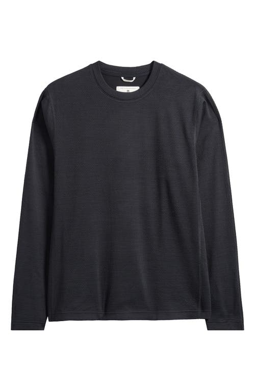 Reigning Champ Solotex® Mesh Tiebreak Performance Long Sleeve T-shirt In Black