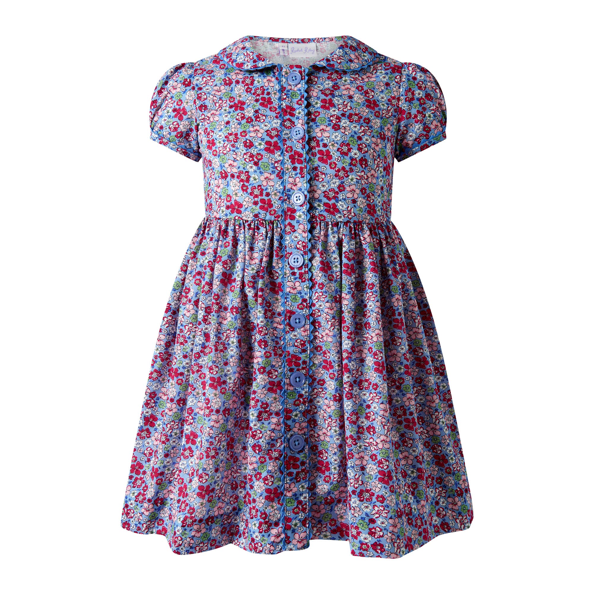 Rachel Riley English Garden Button-Front Dress | Nordstrom