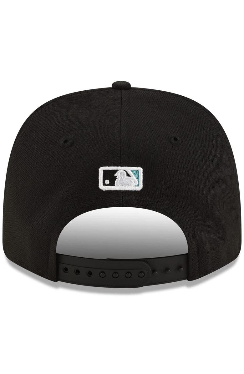 New Era Men's New Era  Black Florida Marlins  Player Replica 9SEVENTY Adjustable Hat, Alternate, color, Black