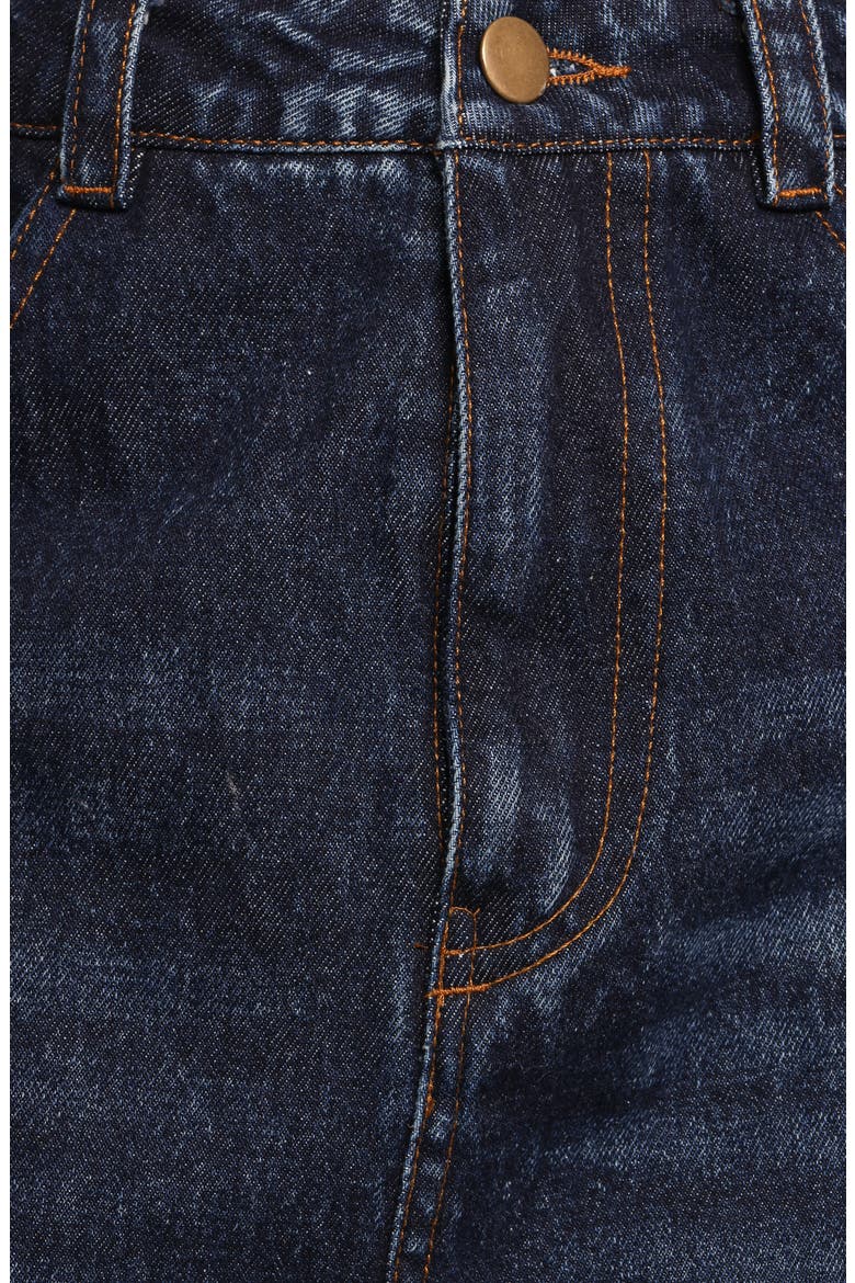 Starcie Denim Midi Skirt, Alternate, color, MEDIUM DENIM