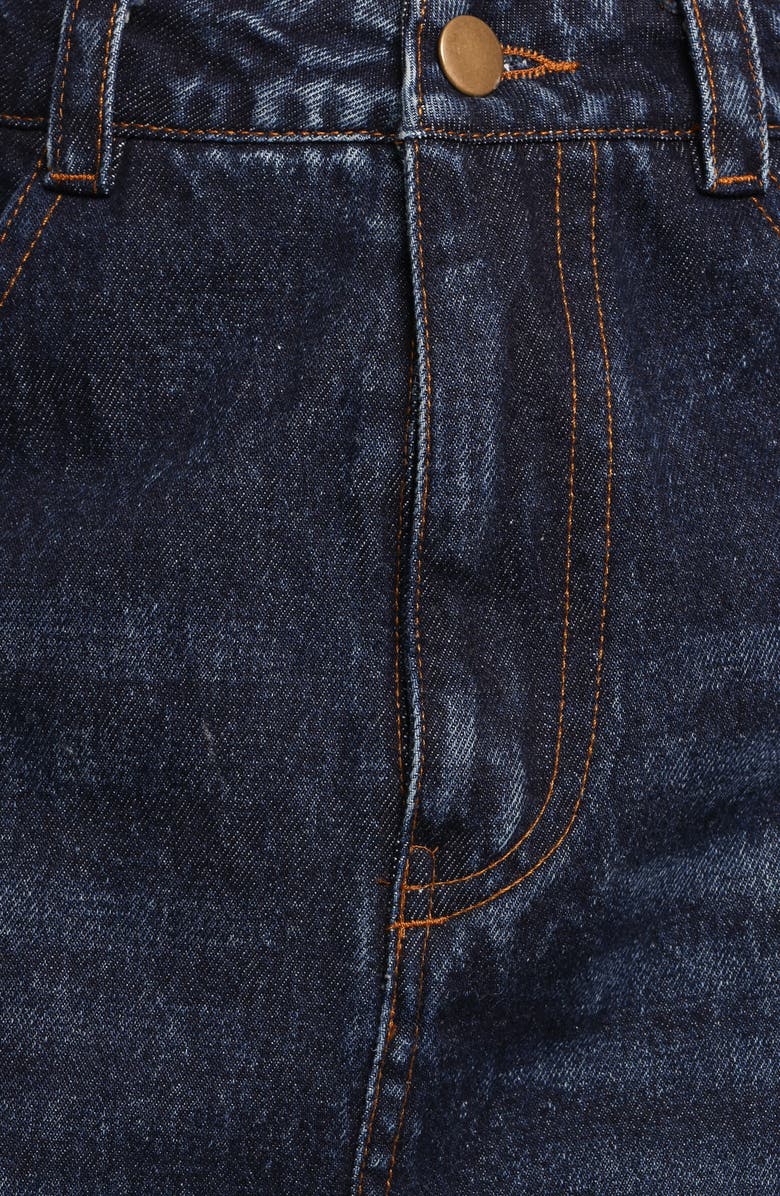 Petal & Pup Starcie Denim Midi Skirt, Alternate, color, Medium Denim