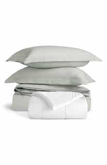 HOMESPUN Vintage Washed Cotton Duvet Cover & Sham Set