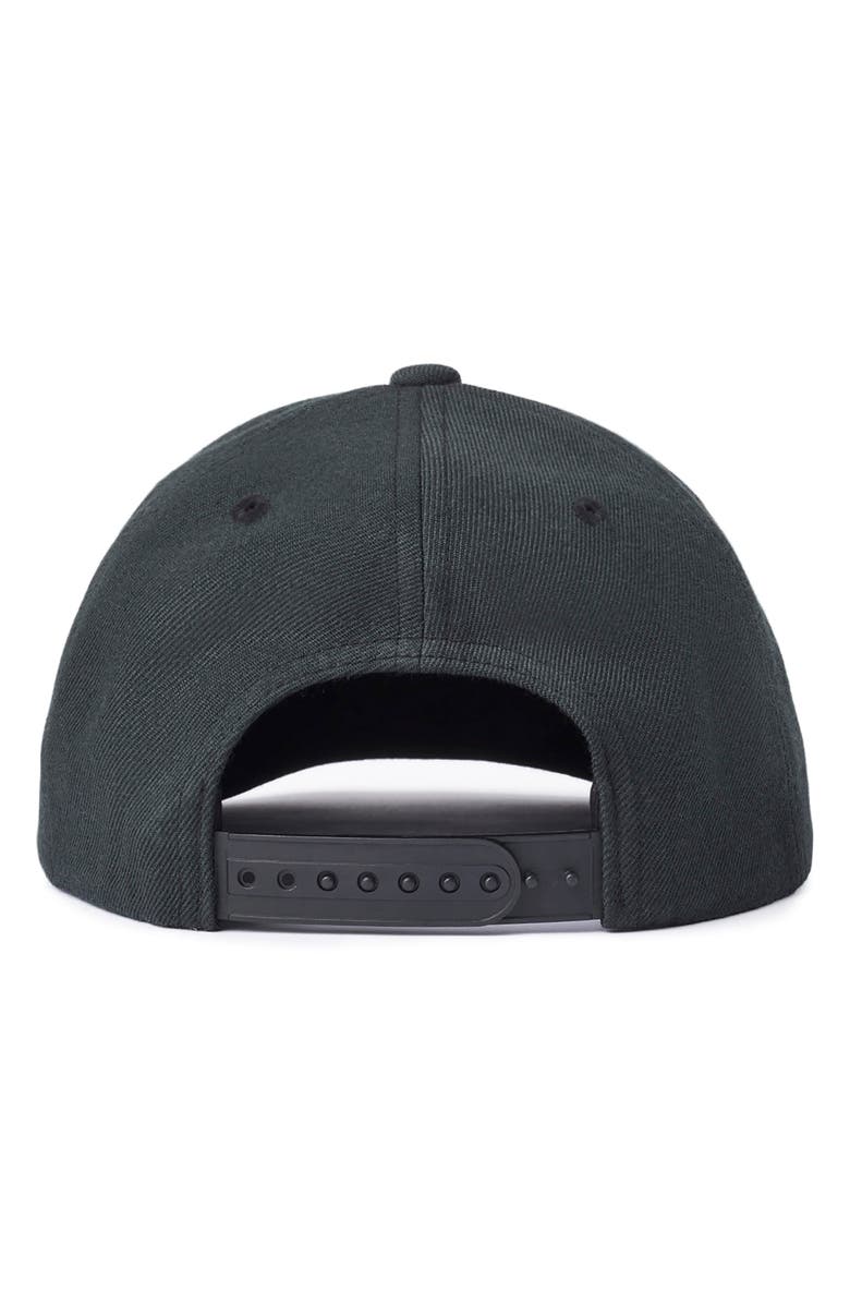 Brixton Crest x MP Snapback Baseball Cap, Alternate, color, Black