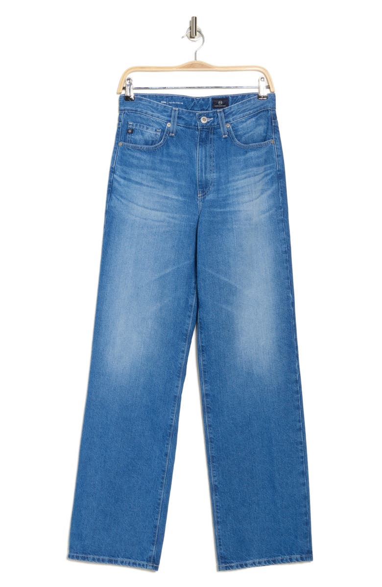 AG Kora High Waist Wide Leg Jeans, Alternate, color, Azurine