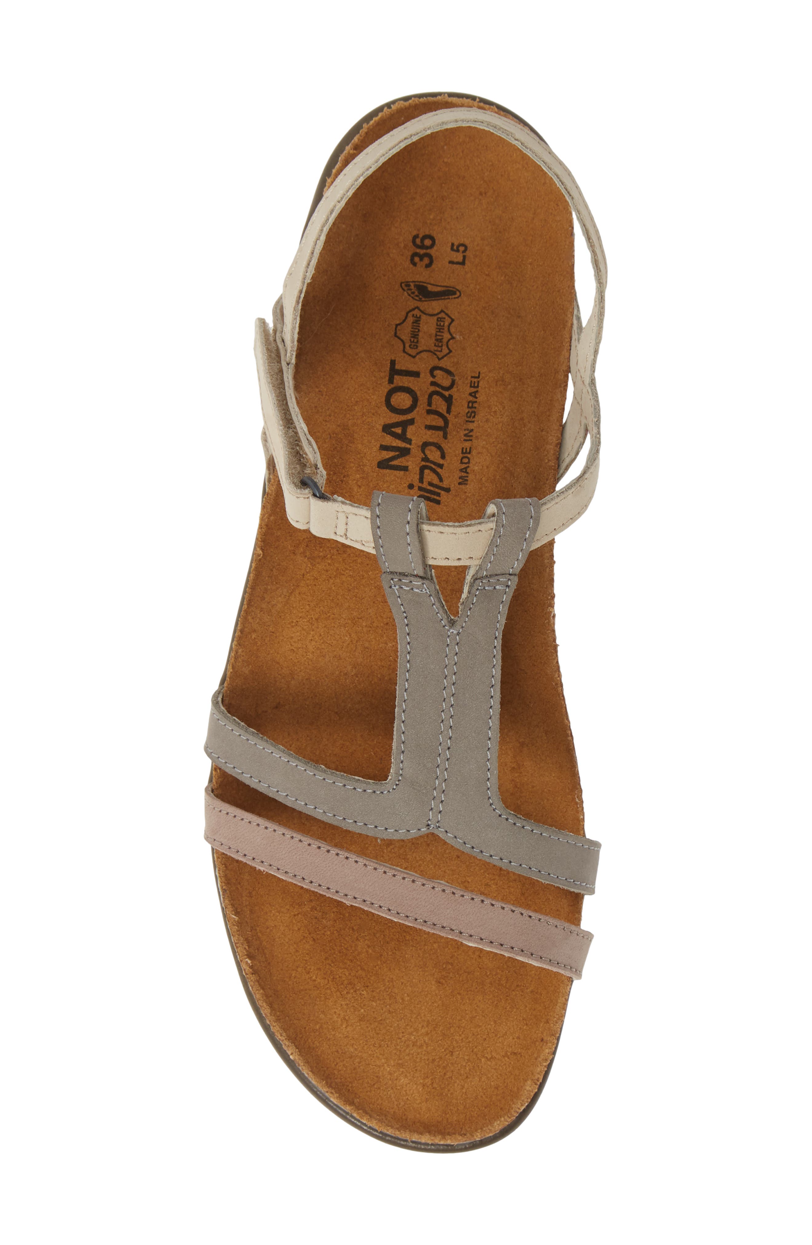 Naot Judith Sandal, Alternate, color, Stone/ Light Grey/ Beige