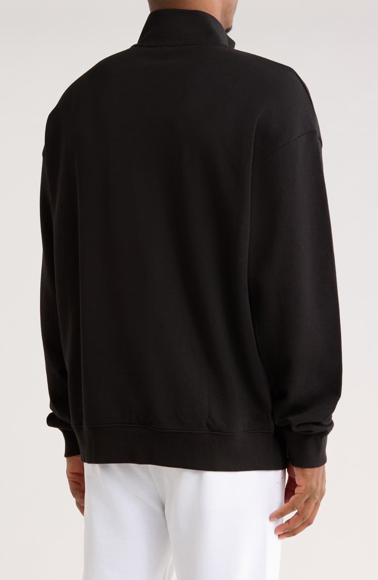 HUGO Durty Half Zip Pullover, Alternate, color, Black