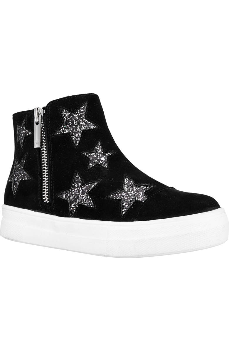 Nina Jacqui Glitter High Top Sneaker, Main, color,