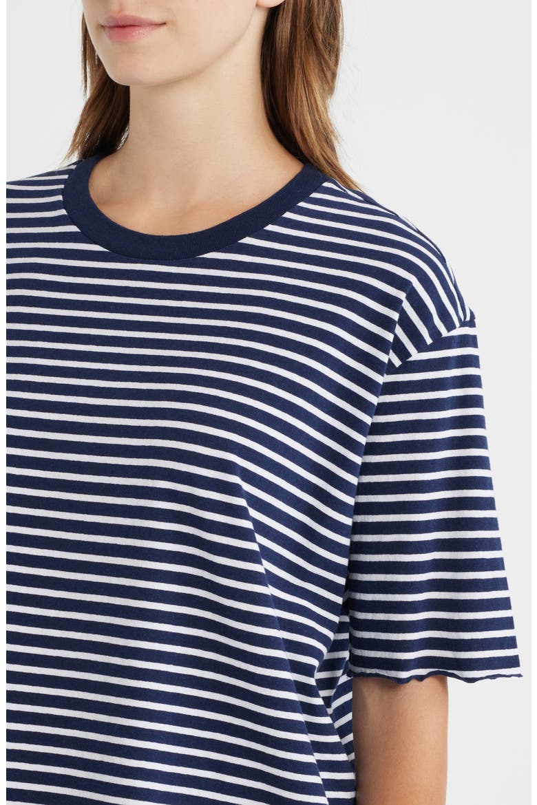 Perry Stripe Cotton Crewneck T-Shirt, Alternate, color, YACHT STRIPE