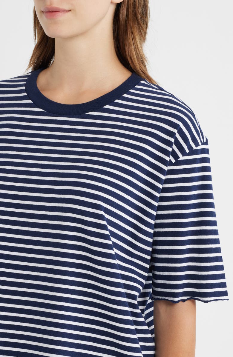 Frank & Eileen Perry Stripe Cotton Crewneck T-Shirt, Alternate, color, Yacht Stripe