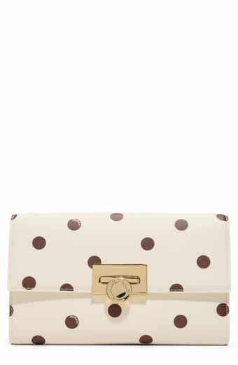 Parisa Polka Dot Faux Leather Crossbody Bag