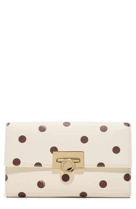 Parisa Polka Dot Faux Leather Crossbody Bag