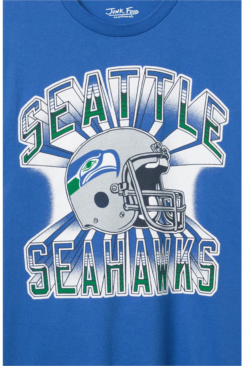 Seattle Seahawks Cotton Graphic T-Shirt, Alternate, color, ROYAL